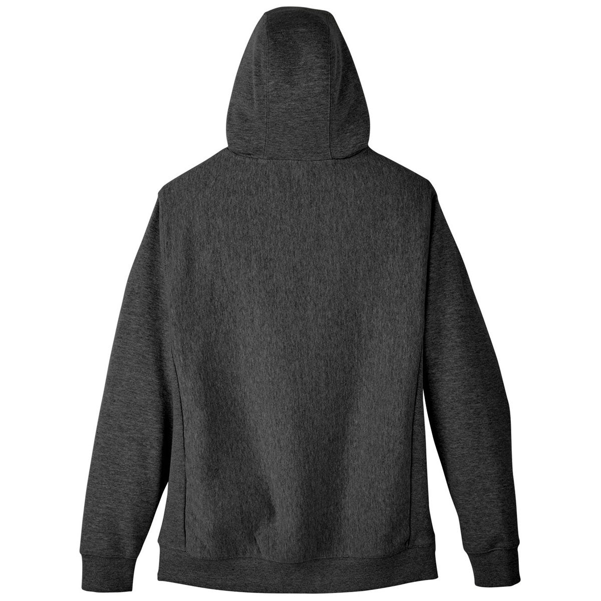 Team 365 Men's Dark Grey Heather HydroSport Heavyweight Full-Zip Hoodie: Ideal for Big Games
