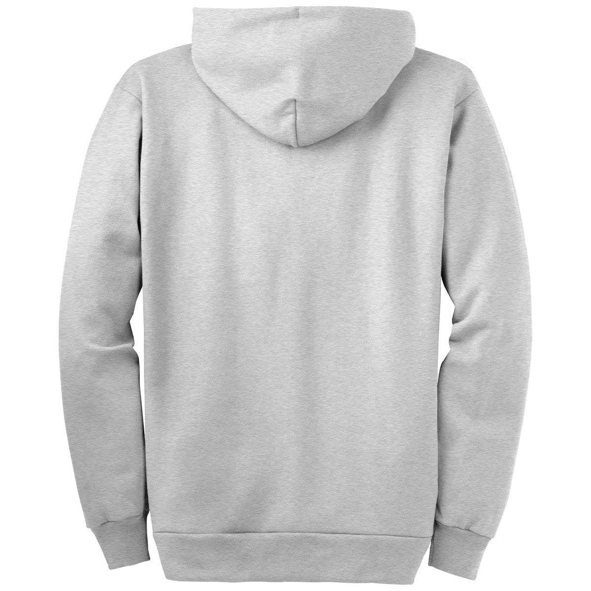 Port & Company Men's Must-Have Ash Essential Fleece Full-Zip Hooded Sweatshirt