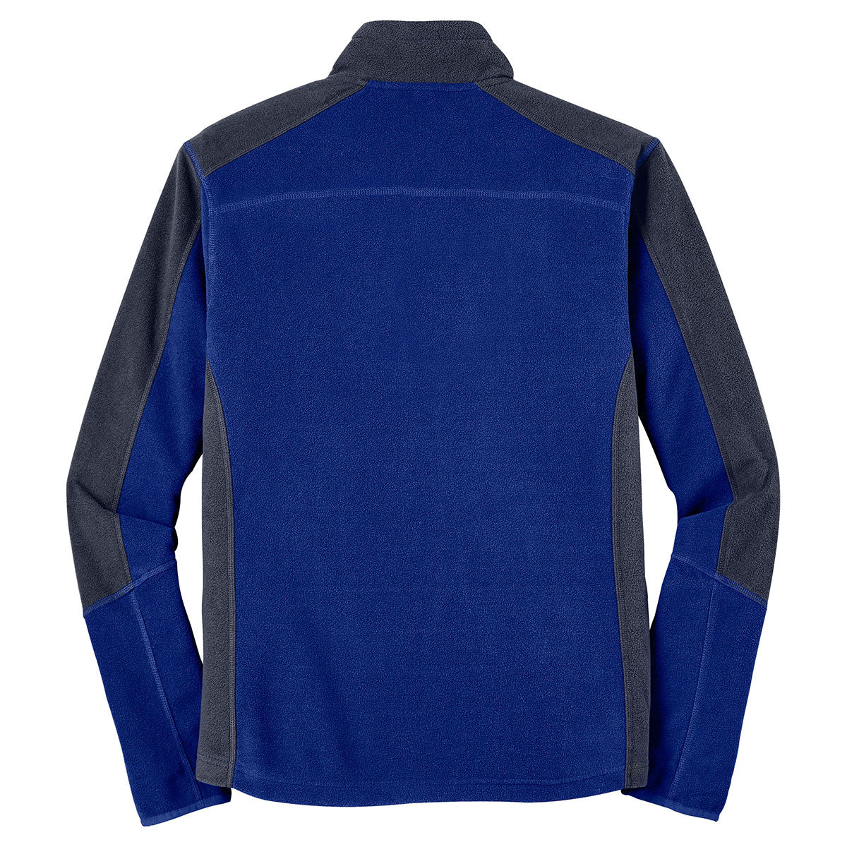 Port Authority Men's Stunning Patriot Blue/Battleship Grey Colorblock Microfleece Jacket