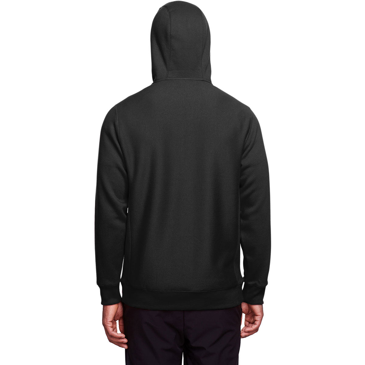 Team 365 Men's HydroSport Black Zone Heavyweight Full-Zip Hooded Sweatshirt - A Must-Have for Game Nights