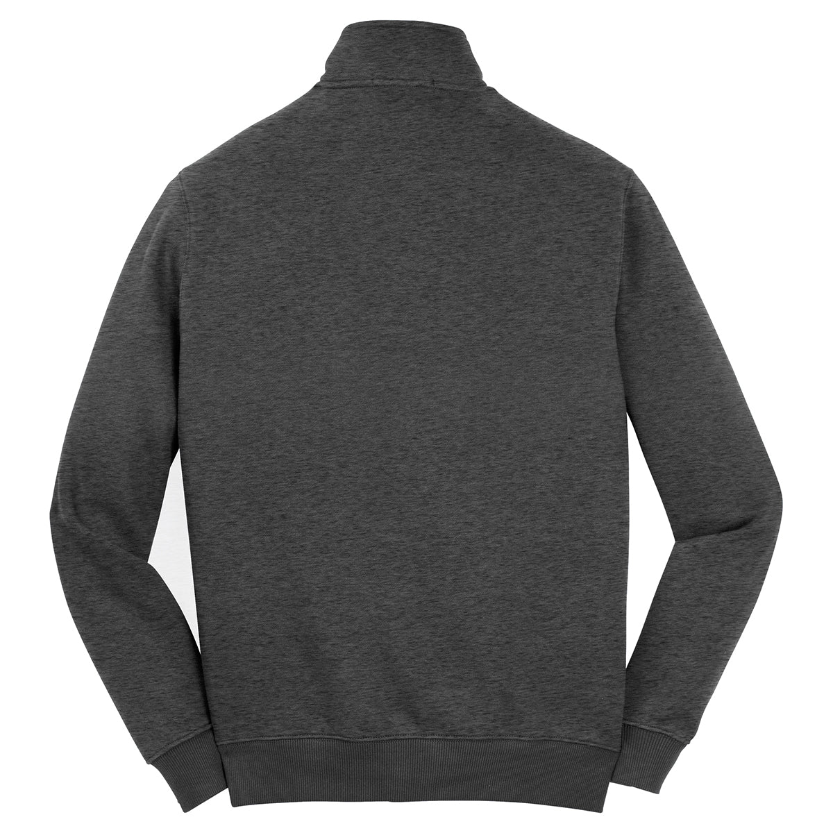 Sport-Tek Men's Stylish Graphite Heather Full-Zip Sweatshirt