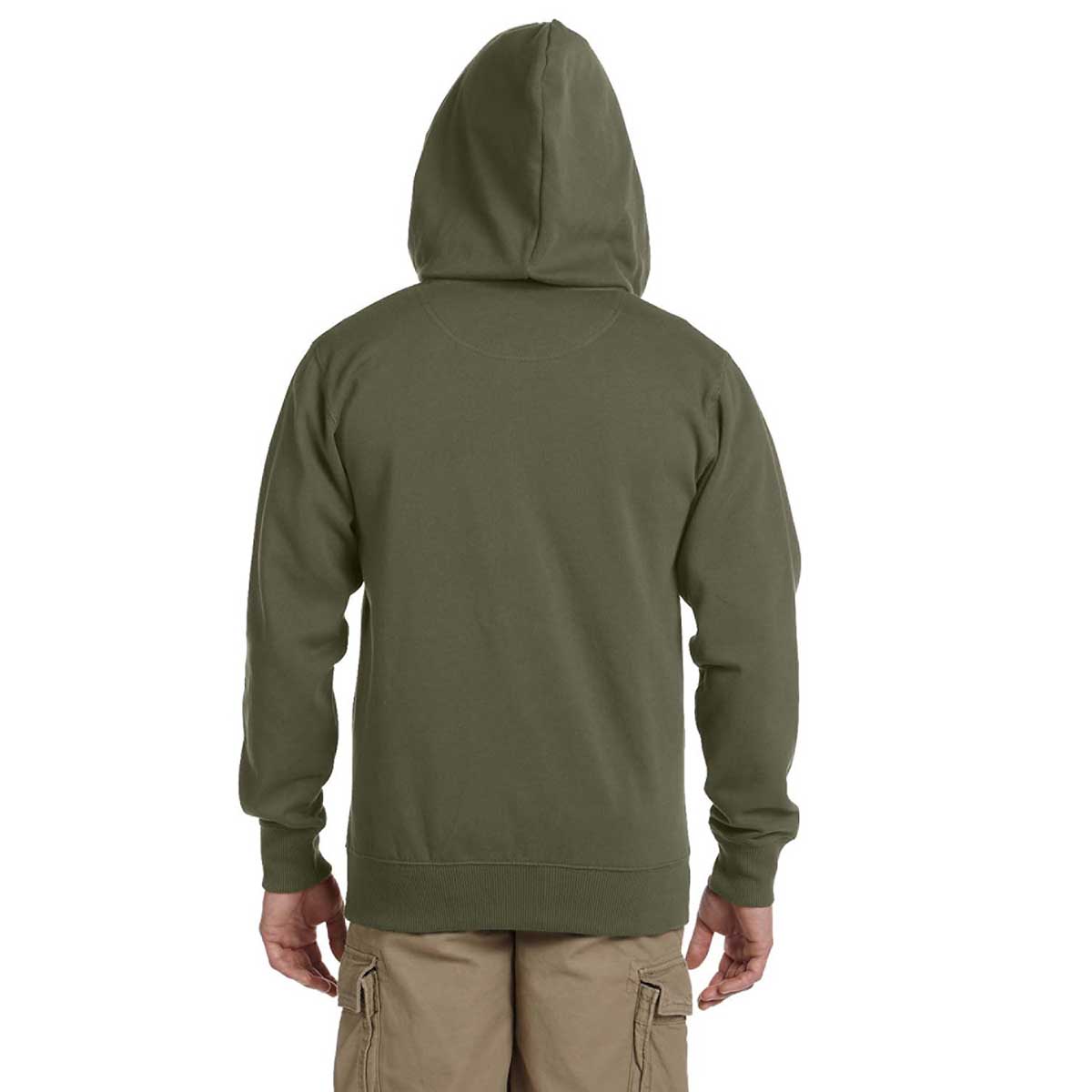 Econscious Men's Jungle Organic/Recycled Full-Zip Hoodie: A Sustainable Style Essential