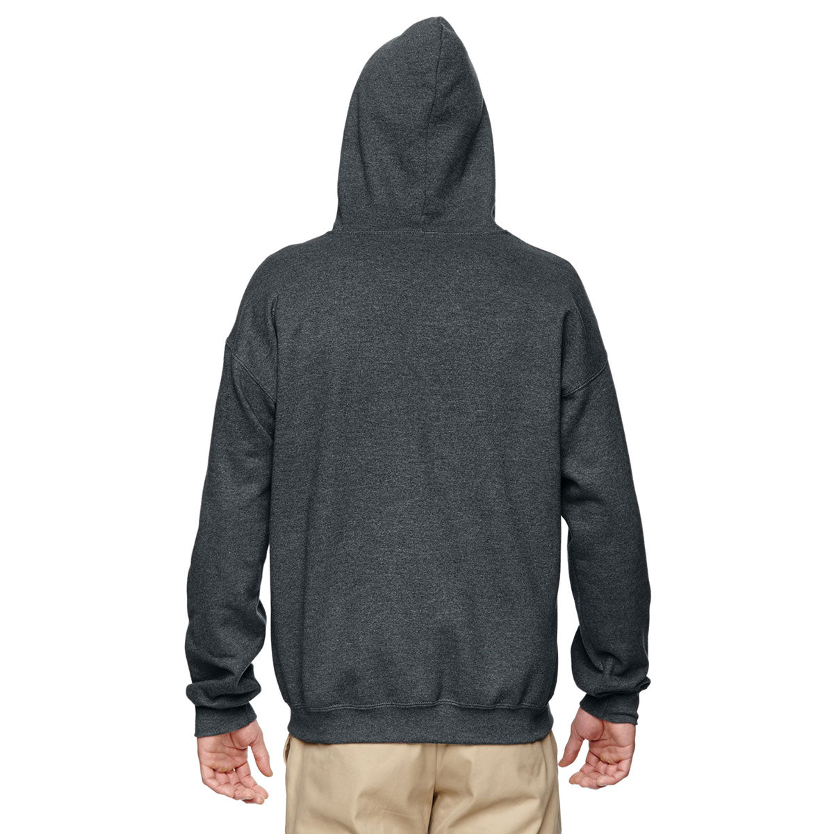 Gildan Unisex Dark Heather Heavy Blend 50/50 Full Zip Hoodie - Ideal Corporate Giveaway