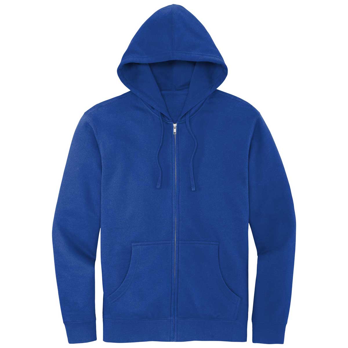 District Men's Deep Royal V.I.T. Fleece Full-Zip Hoodie - A Must-Have for Men