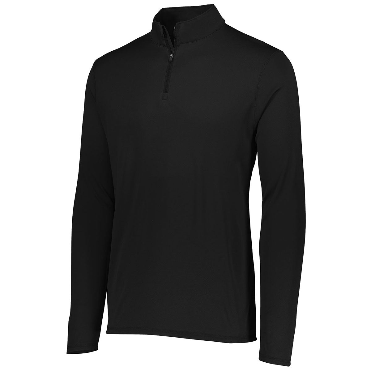 Augusta Sportswear Men's Stylish Black Attain Quarter-Zip Pullover