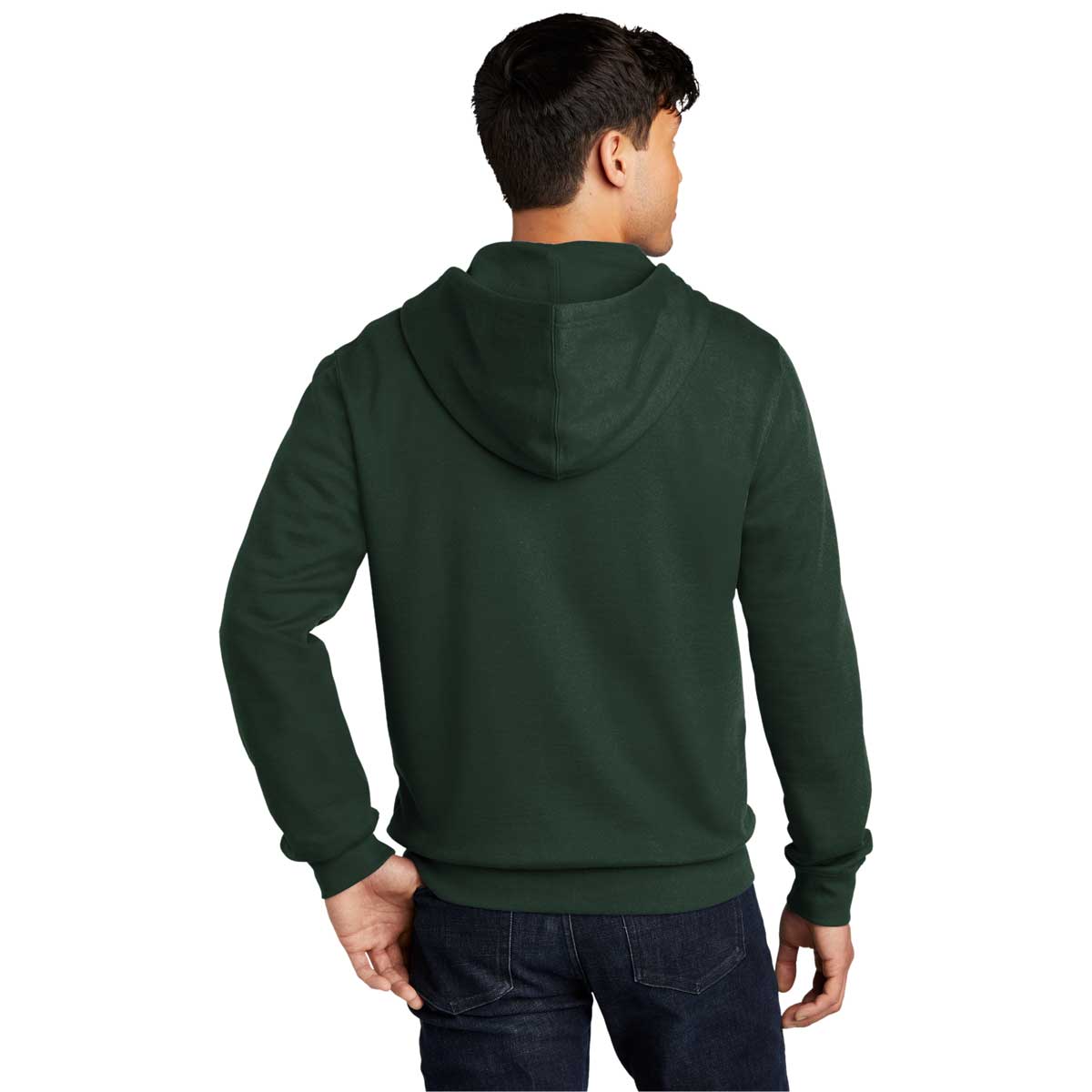 District Men's Forest Green V.I.T. Fleece Full-Zip Hoodie: A Must-Have for Men!