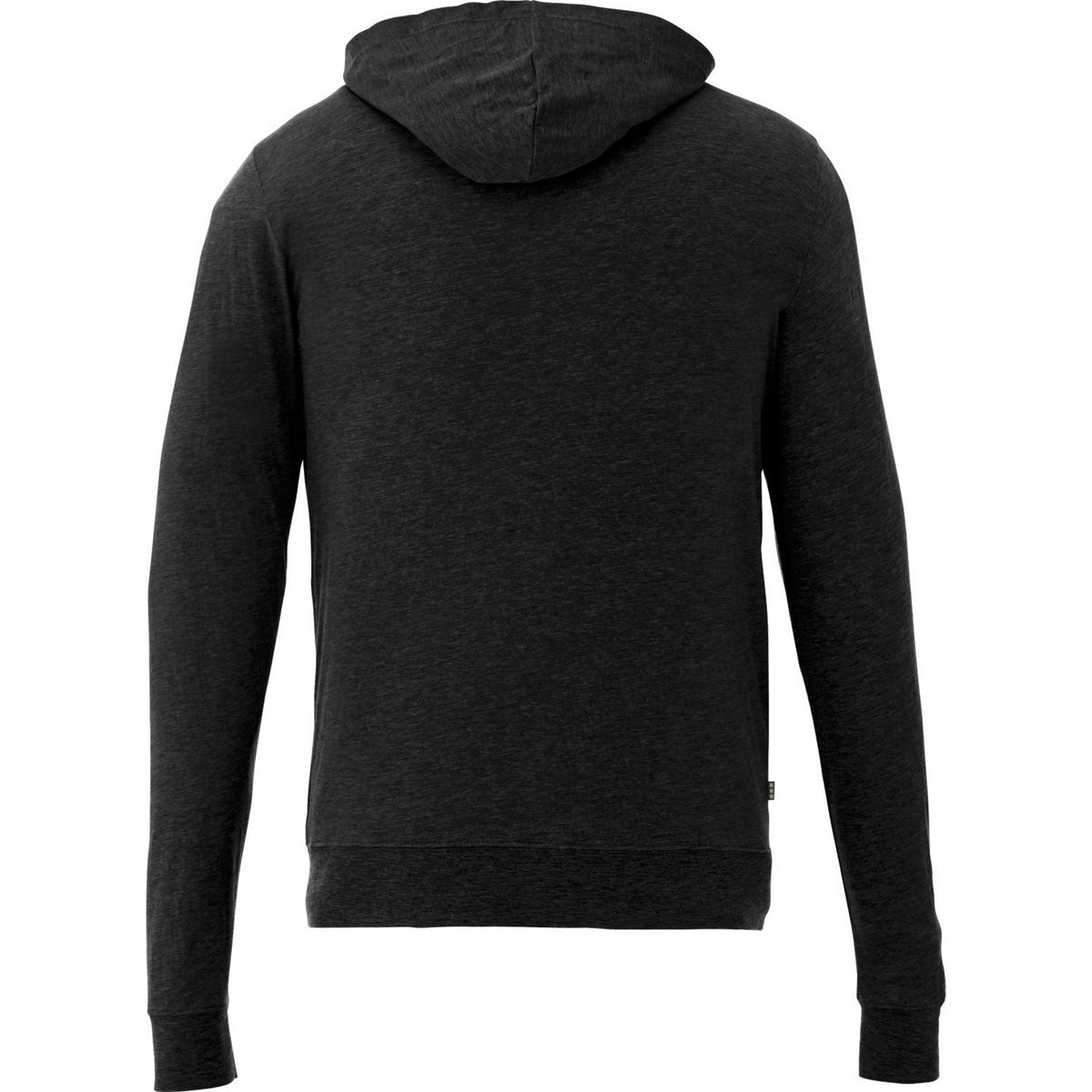 Elevate Men's Stylish Black Garner Knit Full Zip Hoodie - A Must - Have!