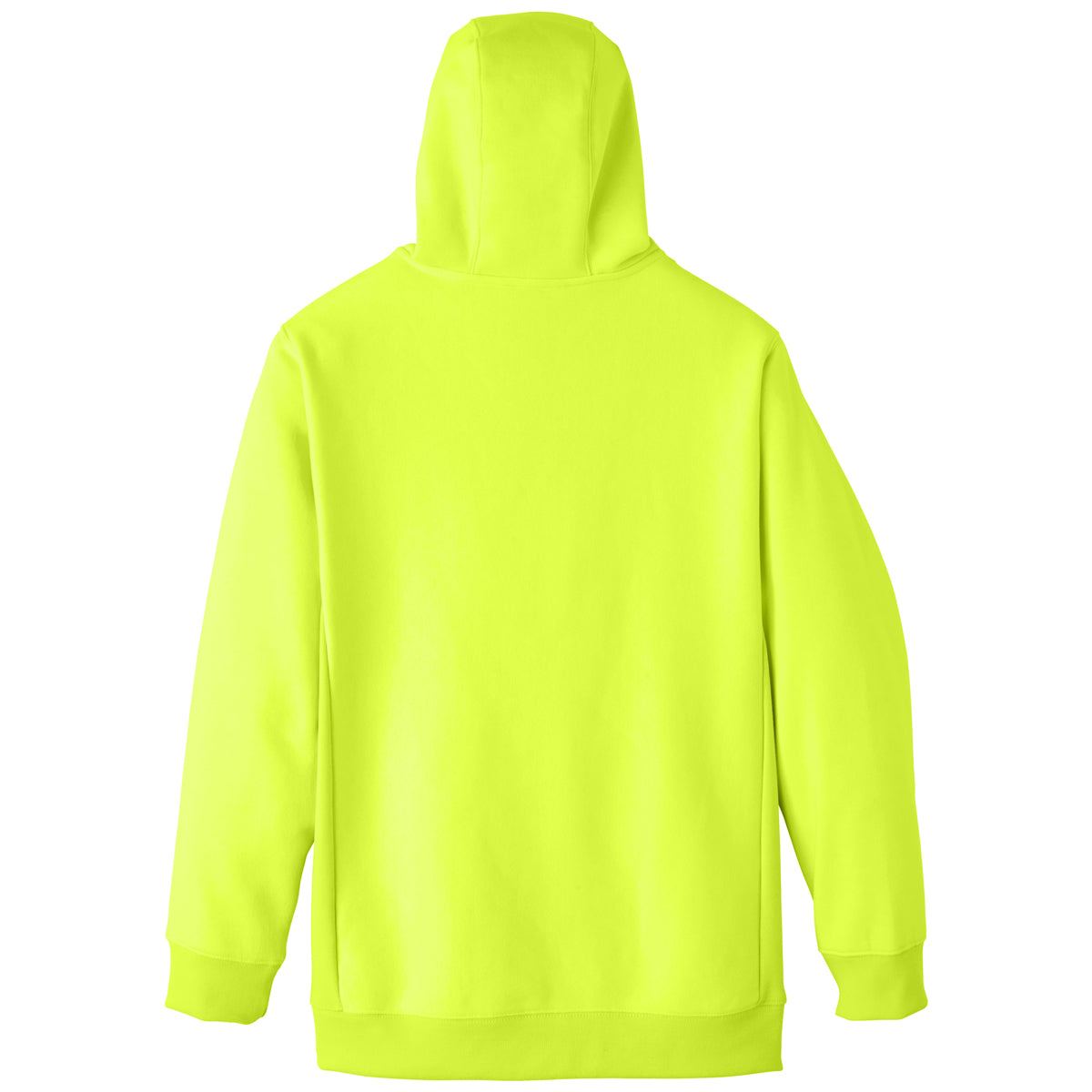 Team 365 Men's Safety Yellow HydroSport Heavyweight Full-Zip Hoodie - Ideal for Big Games