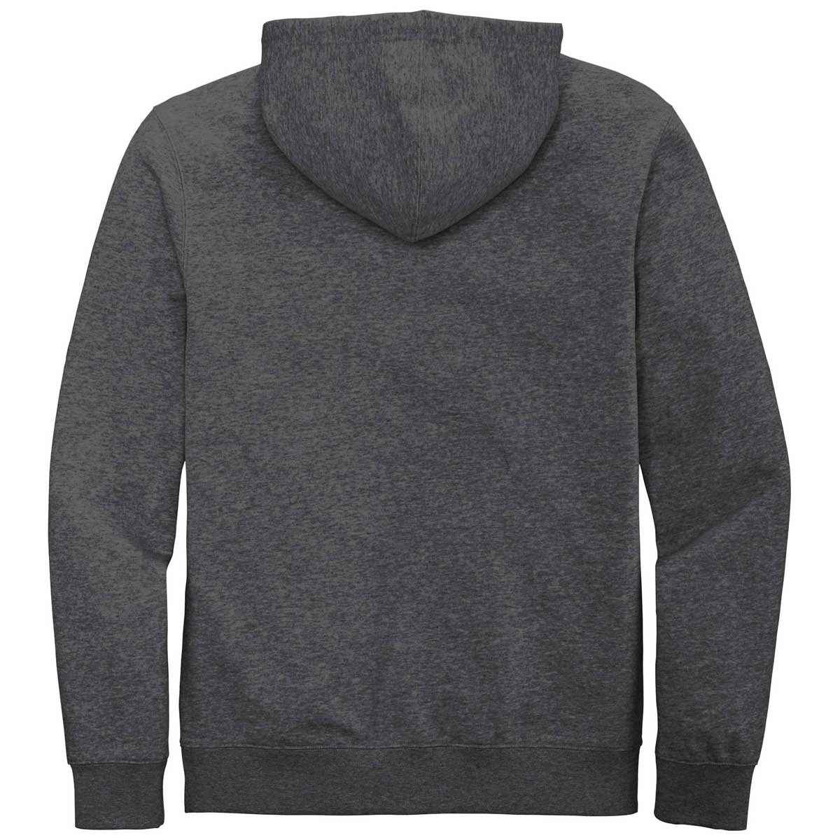 District Men's Charcoal Heathered V.I.T. Fleece Full-Zip Hoodie: The Ultimate Casual Wear