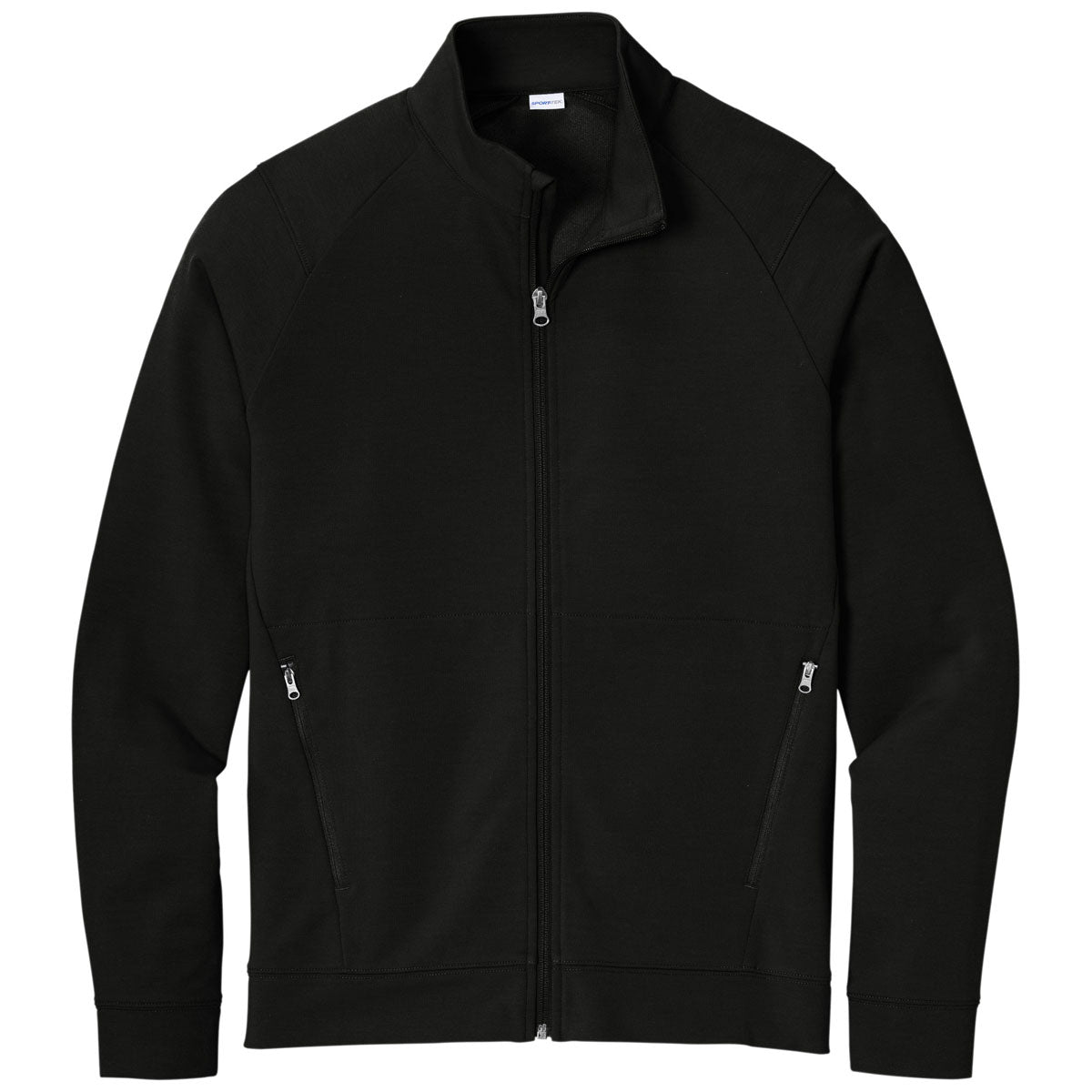 Sport-Tek Men's Black Sport-Wick Flex Fleece Full-Zip - The Ultimate Activewear!
