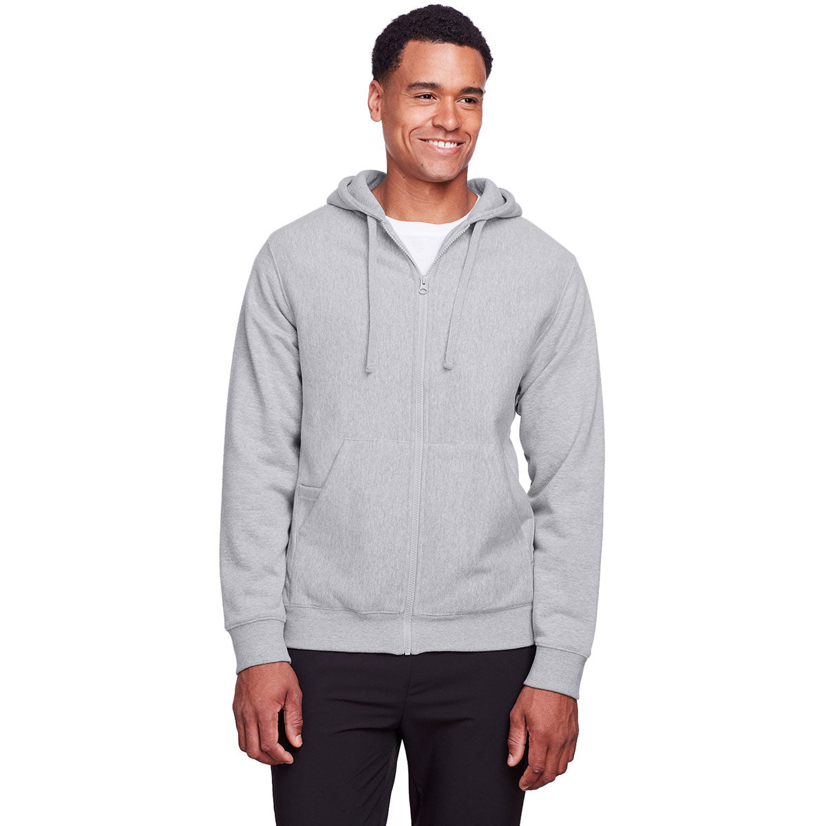 Team 365 Men's HydroSport Heavyweight Full-Zip Hoodie - Perfect for Big Games