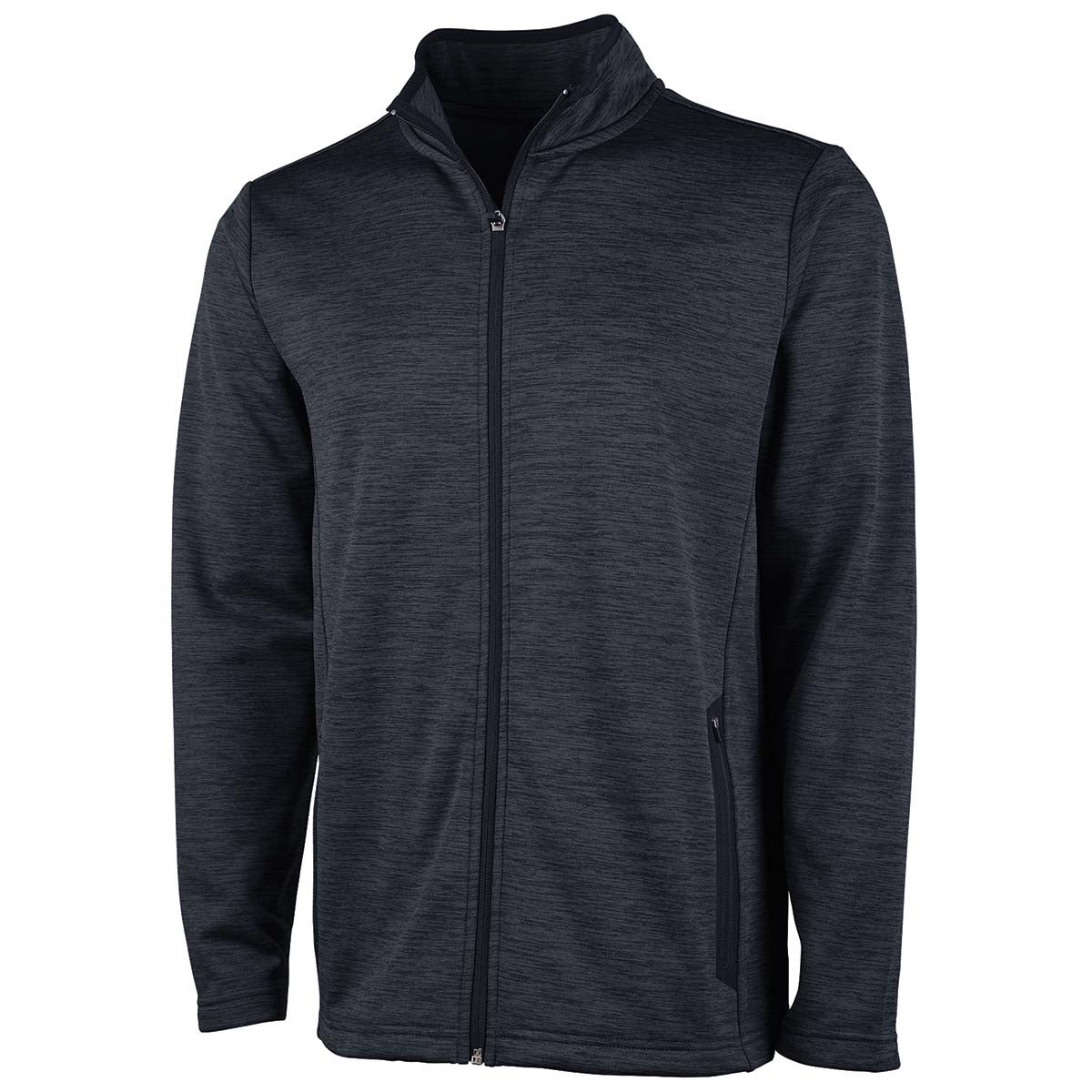 Charles River Men's Stylish Black Brigham Knit Jacket