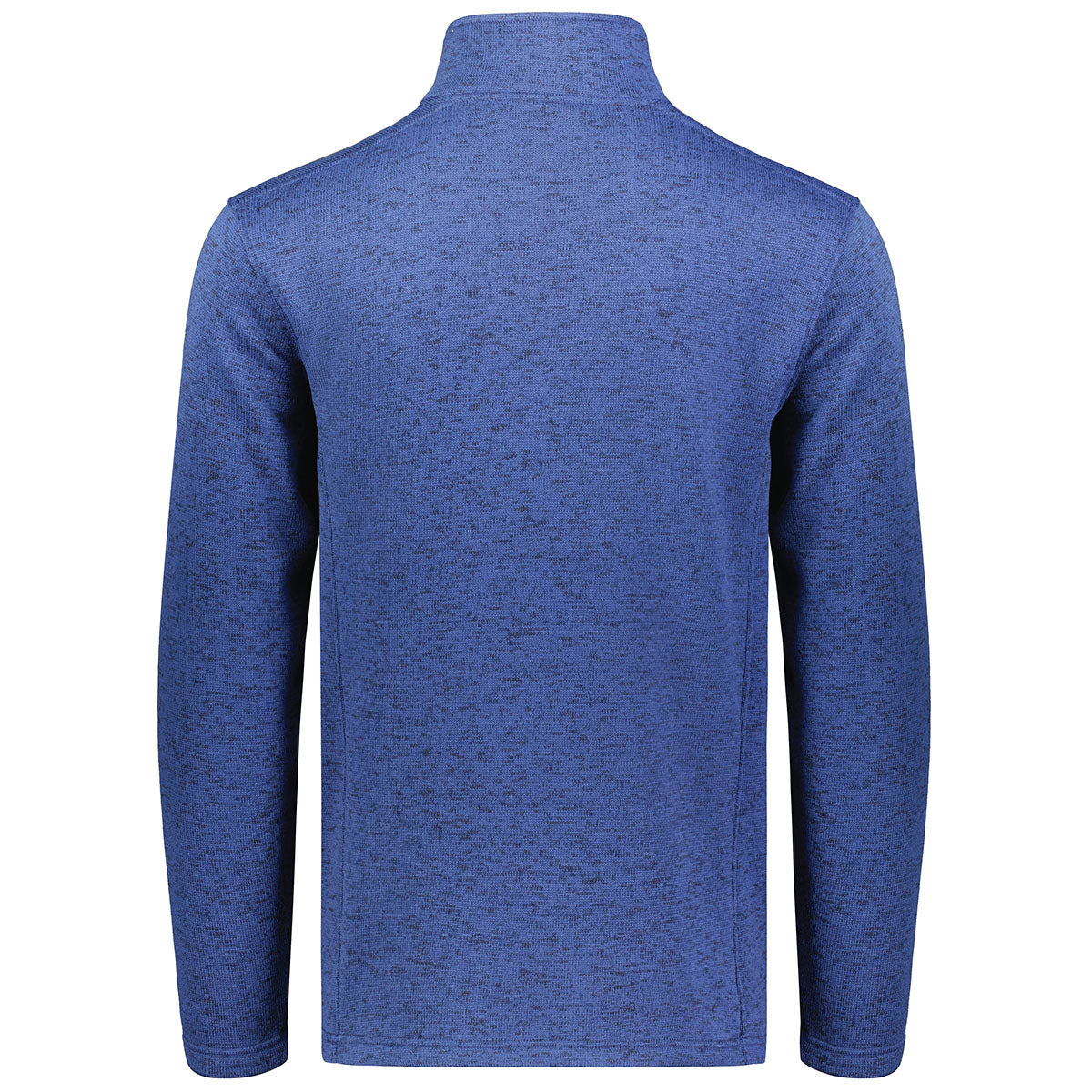 Holloway Men's Navy Heather Alpine Sweater Fleece: Cozy 1/4 Zip Pullover