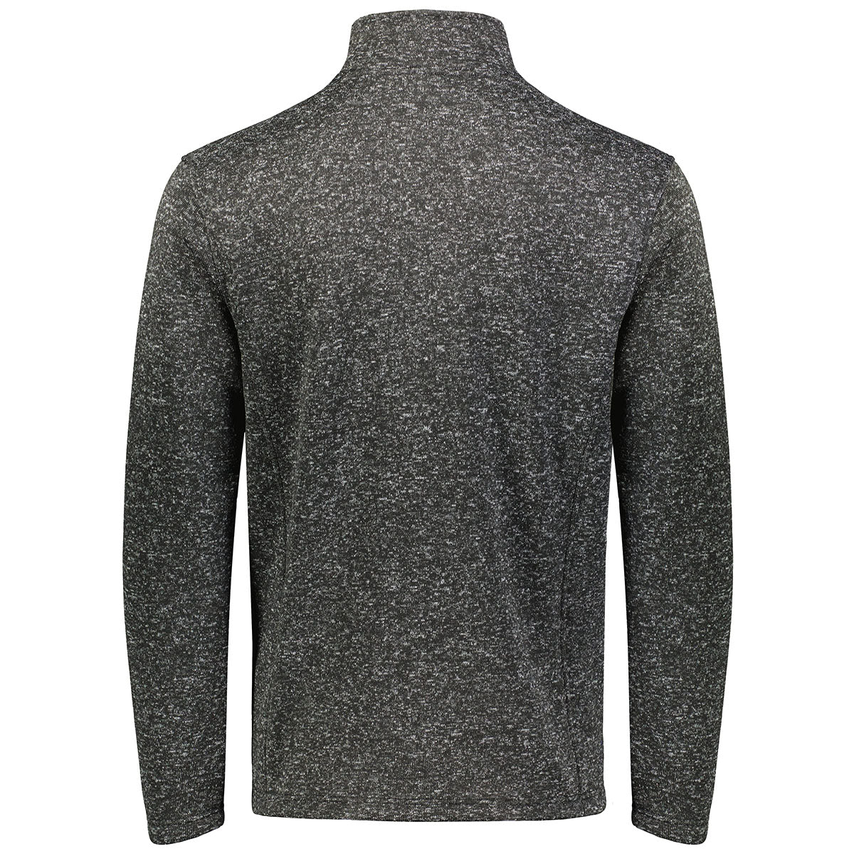 Holloway Men's Stylish Black Heather Alpine Sweater Fleece 1/4 Zip Pullover