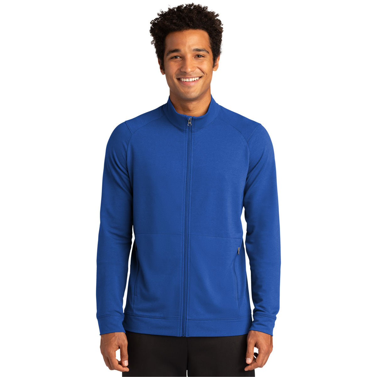 Sport-Tek Men's True Royal Sport-Wick Flex Fleece Full-Zip: The Ultimate Activewear