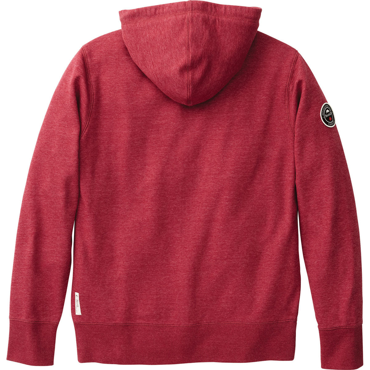 Roots73 Men's Stylish Dark Red Heather Sandylake Full Zip Hoody