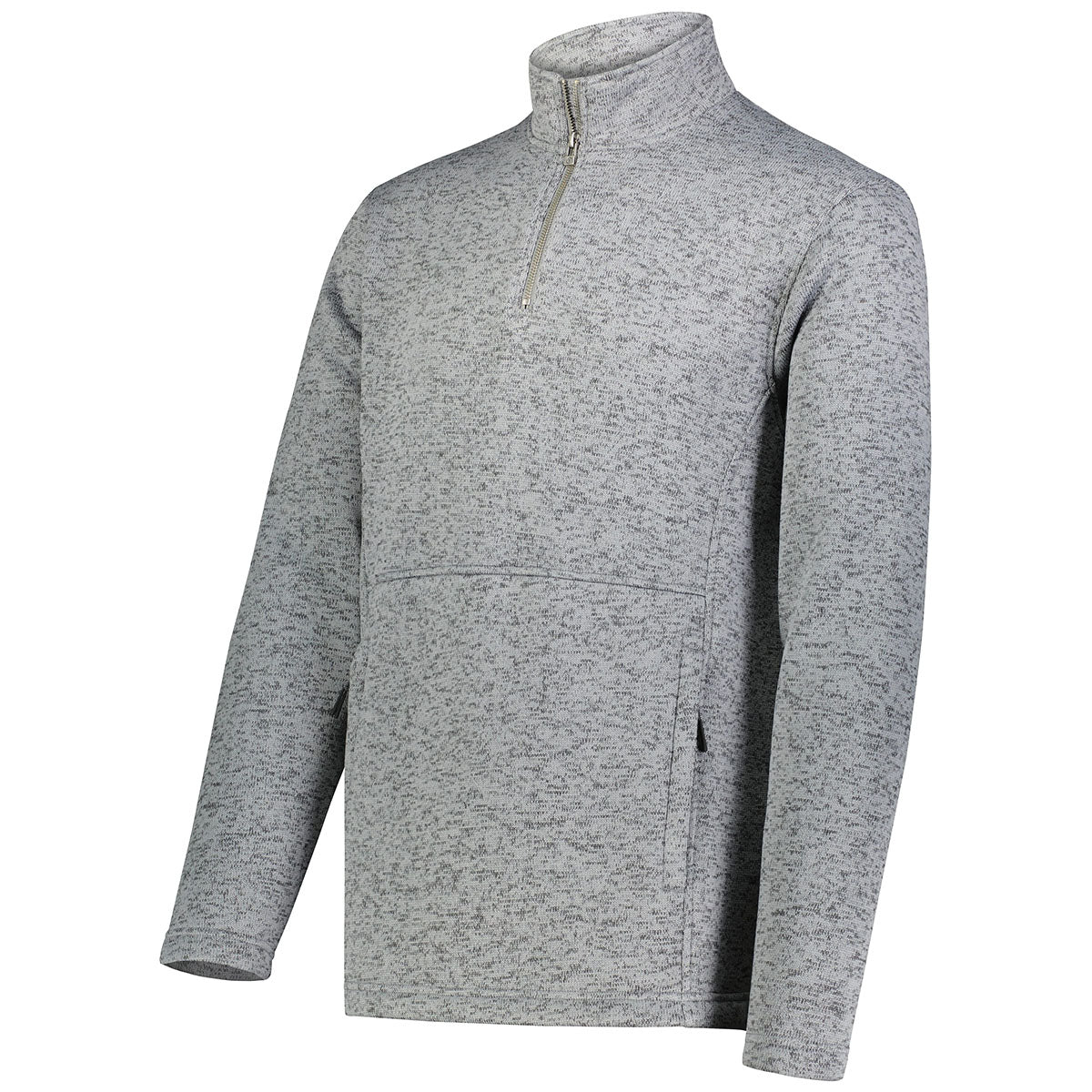 Holloway Men's Graphite Heather Alpine Sweater Fleece: Cozy 1/4 Zip Pullover