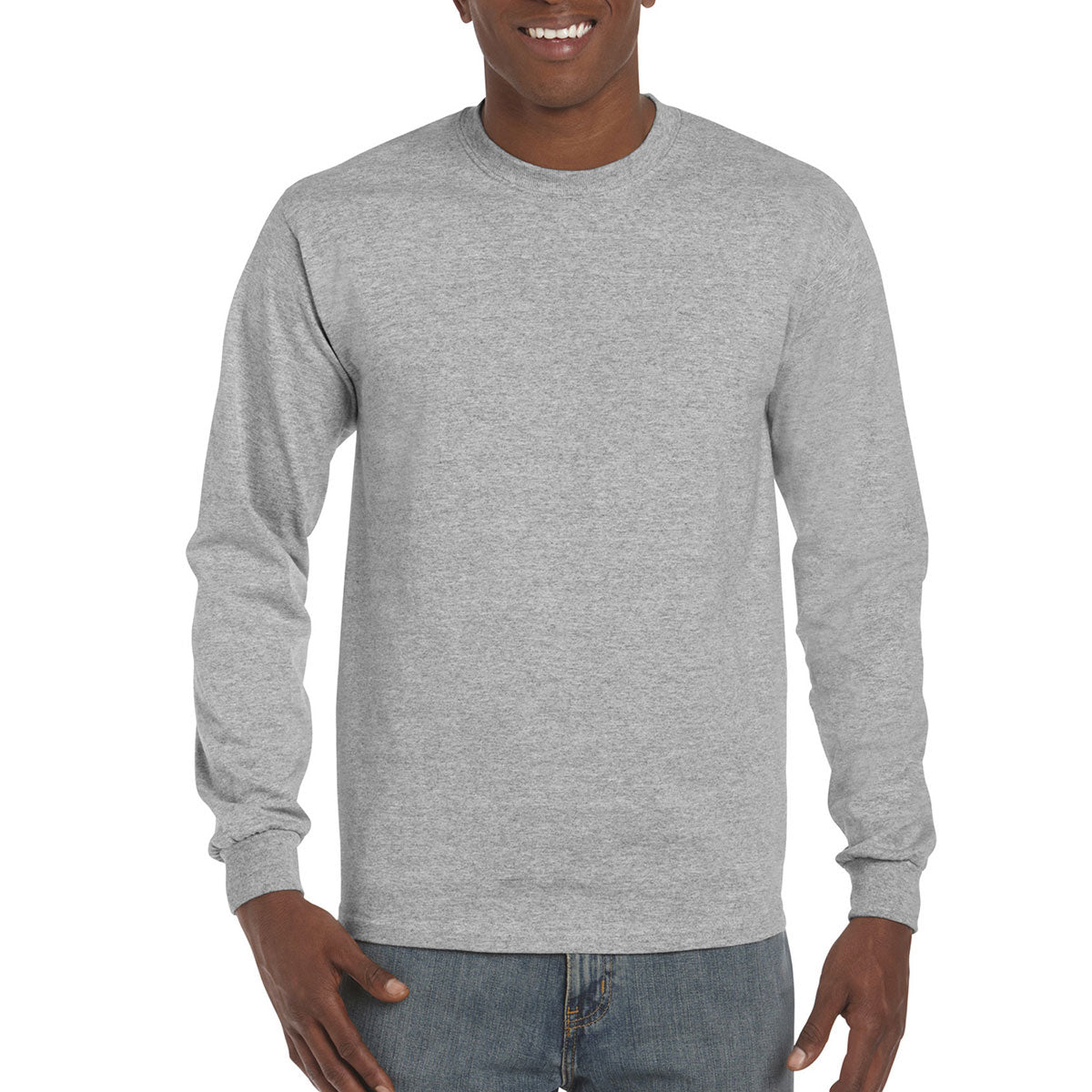 Gildan Unisex RS Sport Grey Hammer 6 oz Long-Sleeve T-Shirt - Ideal for Custom Apparel