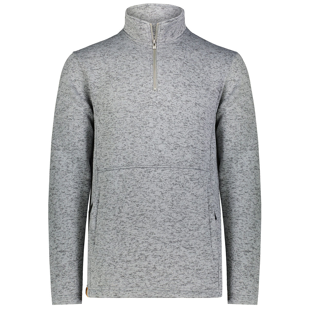 Holloway Men's Graphite Heather Alpine Sweater Fleece: Cozy 1/4 Zip Pullover