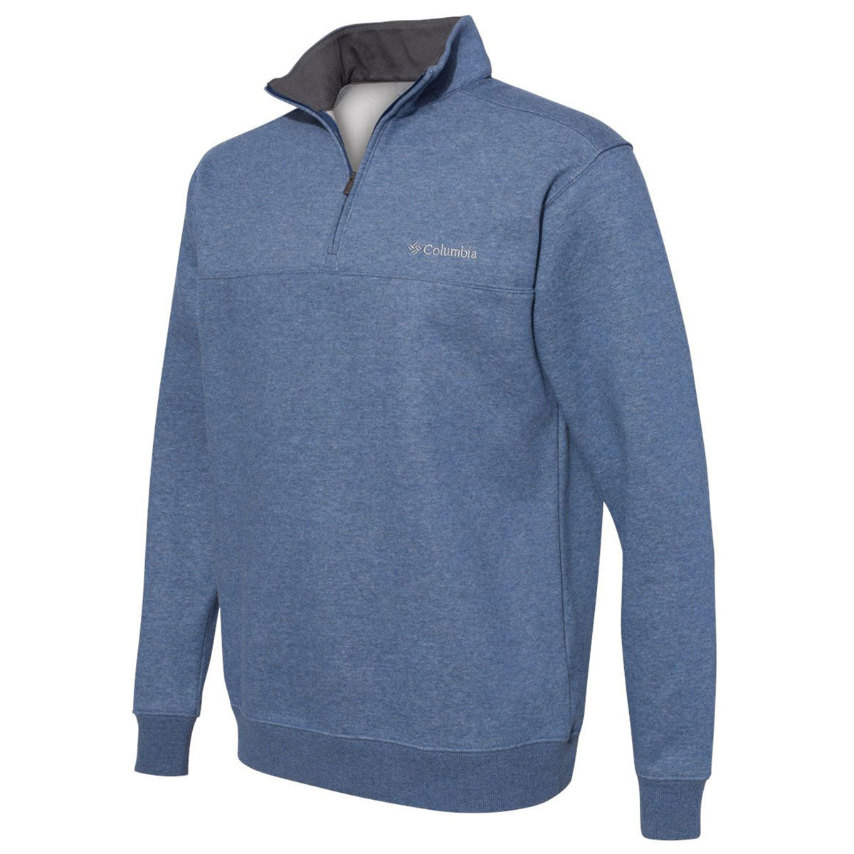 Columbia Men's Carbon Heather Hart Mountain Stylish Half-Zip Sweatshirt