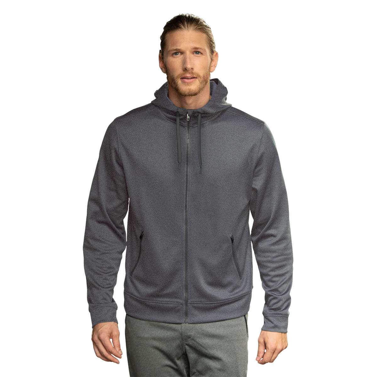 Vantage Men's Dark Grey Street Hoodie - A Must - Have for Active Men