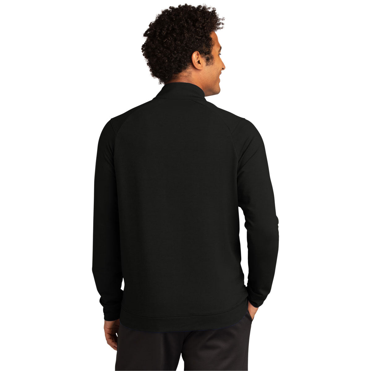 Sport-Tek Men's Black Sport-Wick Flex Fleece Full-Zip - The Ultimate Activewear!