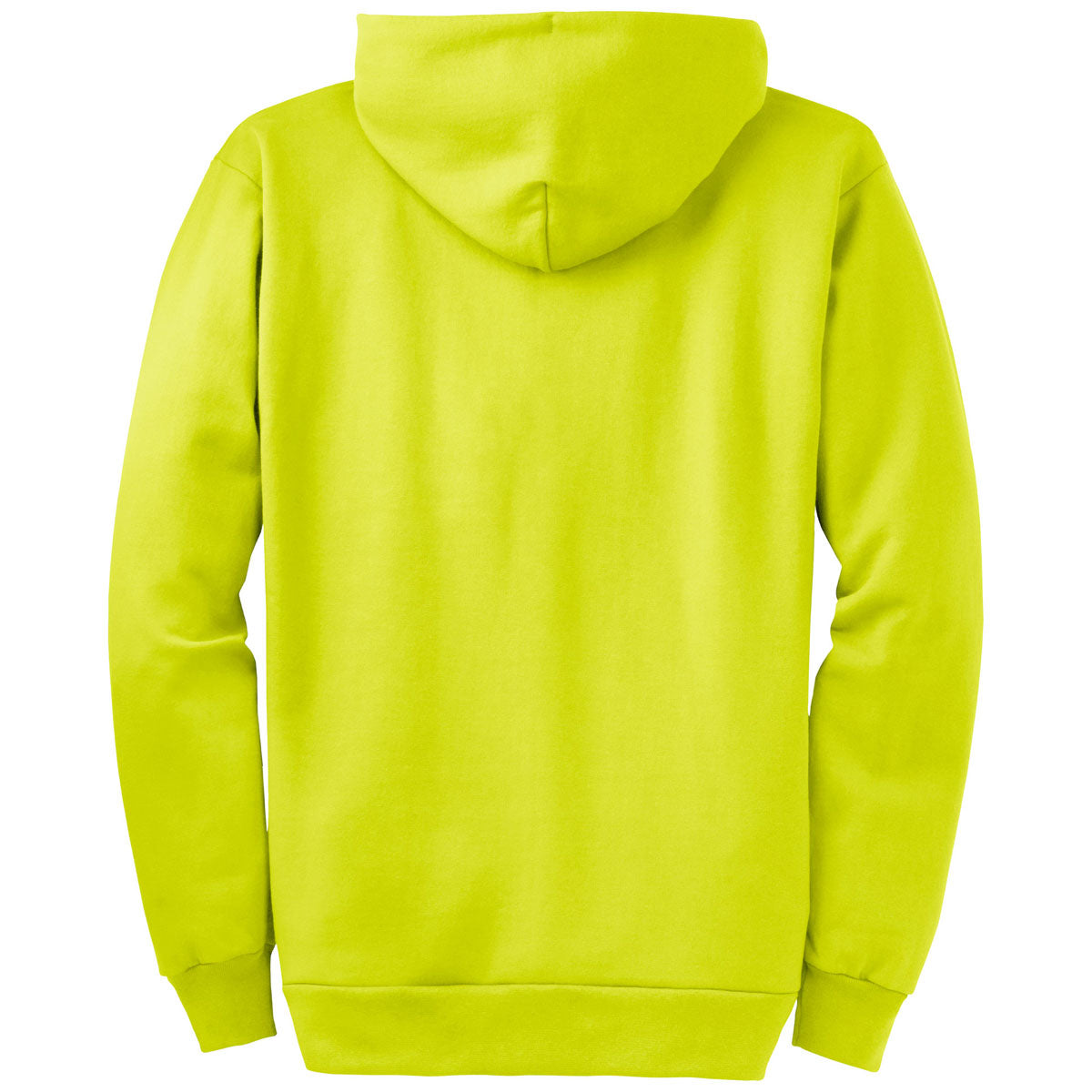 Grab Your Port & Company Men's Safety Green Must-Have Fleece Full-Zip Hoodie Now!