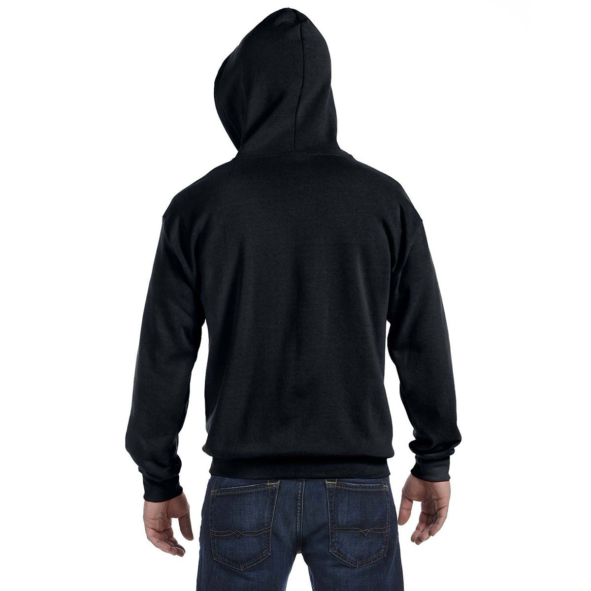 Gildan Unisex Black Heavy Blend 50/50 Full Zip Hoodie - Ideal Corporate Giveaway