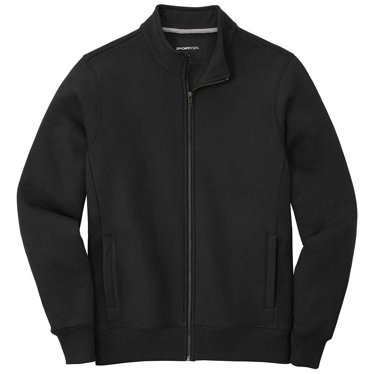 Sport-Tek Men's Stylish Black Super Heavyweight Full-Zip Sweatshirt