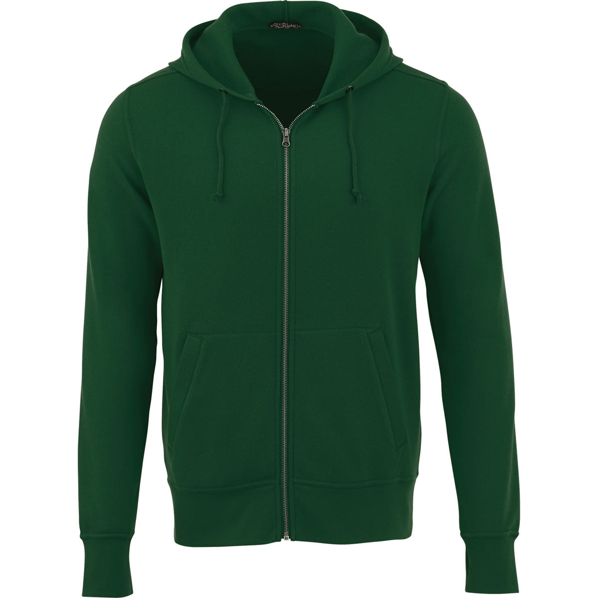 Elevate Men's Stunning Forest Green Cypress Fleece Zip Hoody - Customizable for Your Brand!