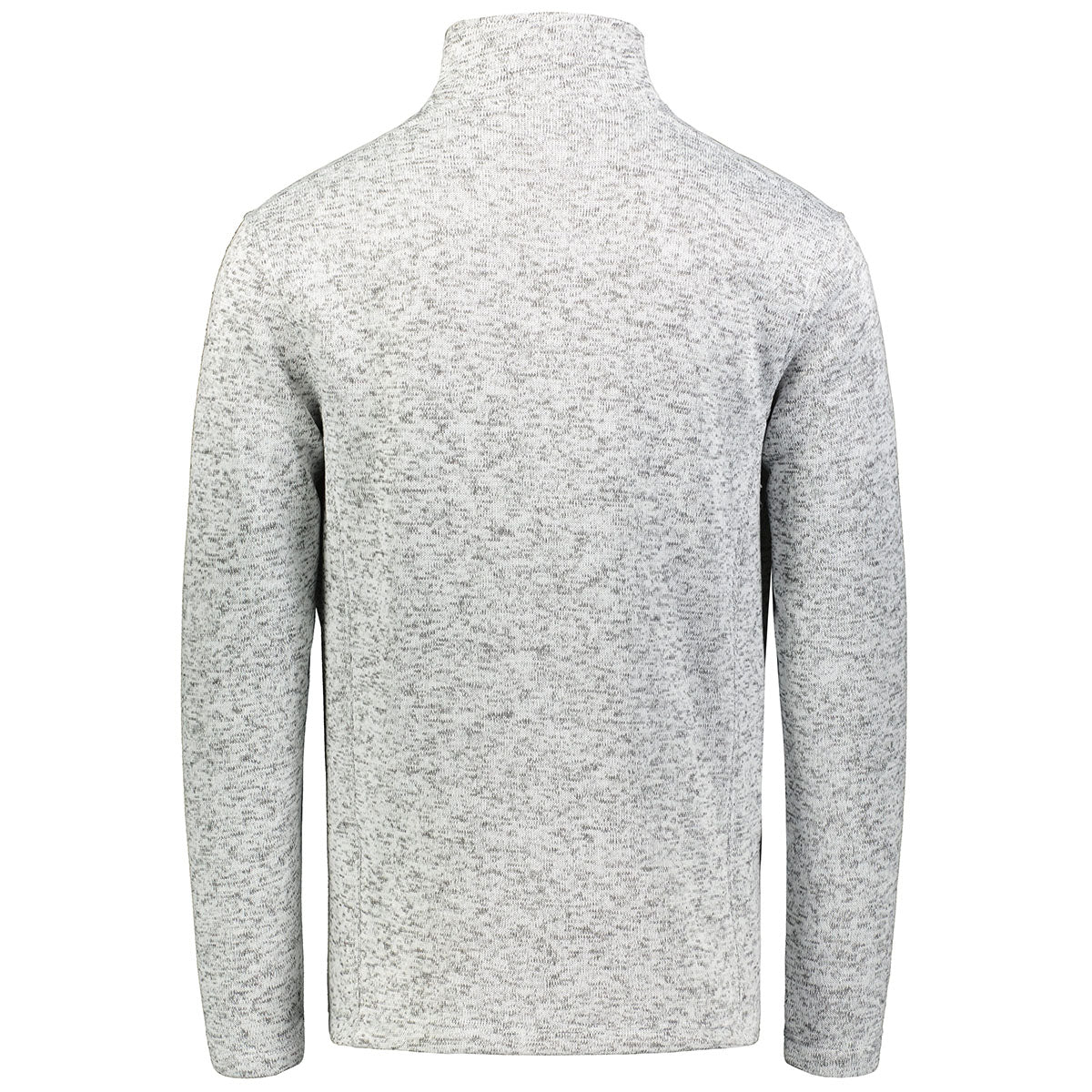 Holloway Men's Stylish Silver Heather Alpine Fleece 1/4 Zip Pullover