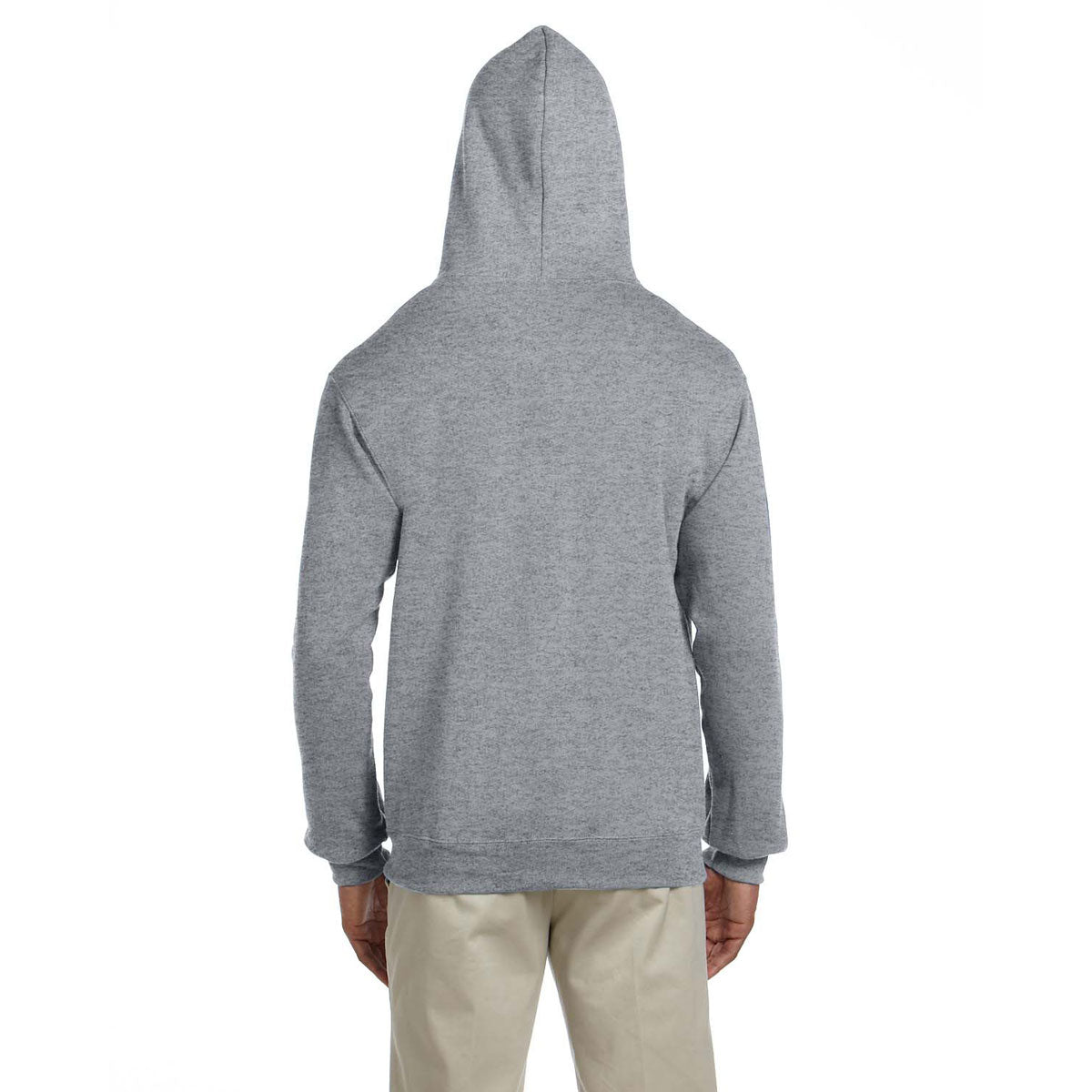 Jerzees Men's 9.5 Oz. Super Sweats Nublend Fleece Full-Zip Oxford Hoodie