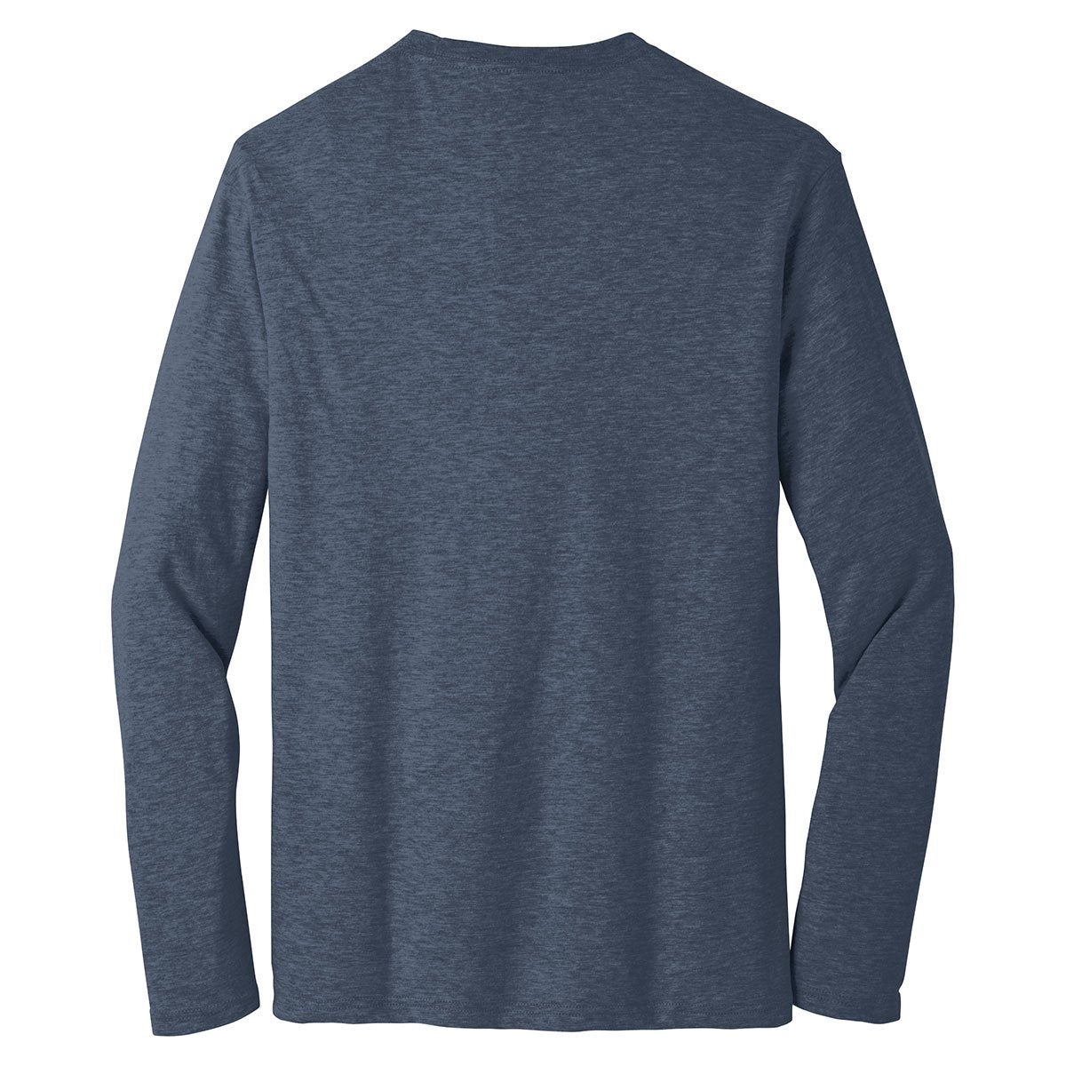 District Men's Navy Heathered Long Sleeve VIP Tee