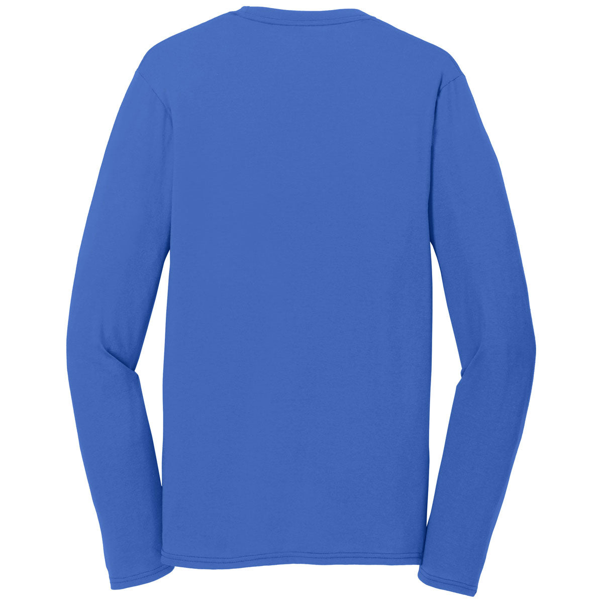 Port & Company Men's True Royal Long Sleeve Performance Blend Tee - Unbeatable Comfort!