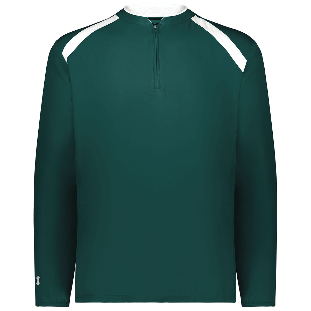 Holloway Men's Stunning Dark Green/White Clubhouse Pullover