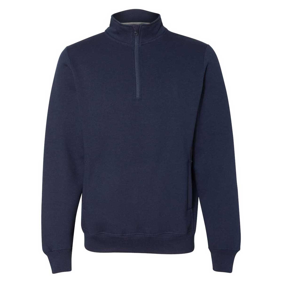 Russell Athletic Men's Navy Dri Power Quarter-Zip Cadet Collar: The Ultimate Sweatshirt