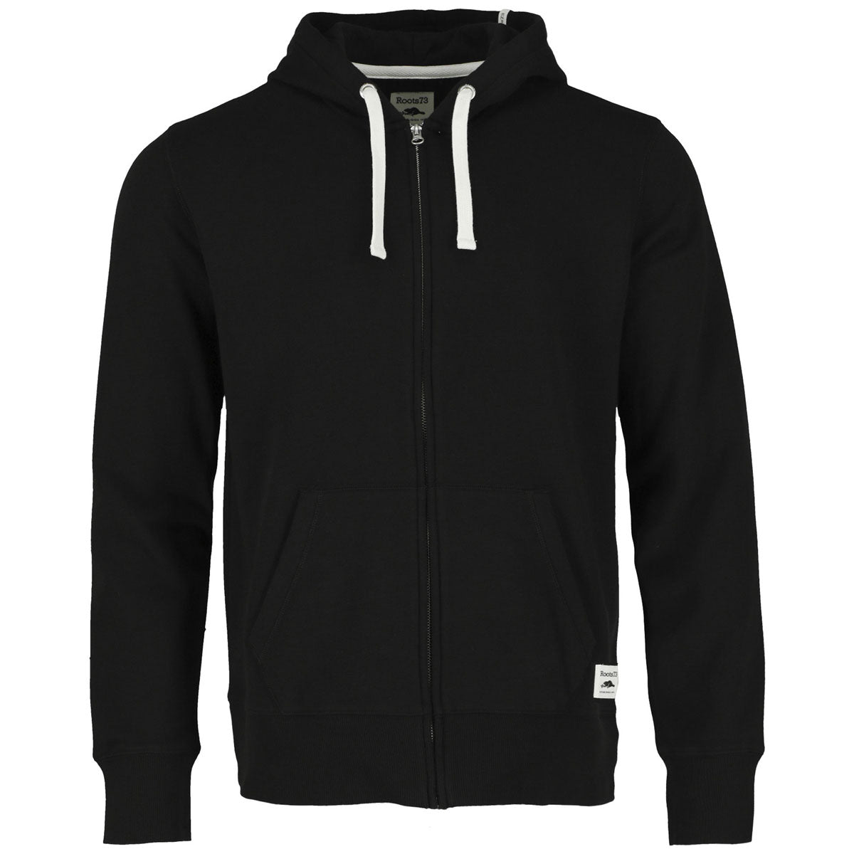 Roots73 Men's Black Paddlecreek Full Zip Hoody - The Ultimate Comfort Wear