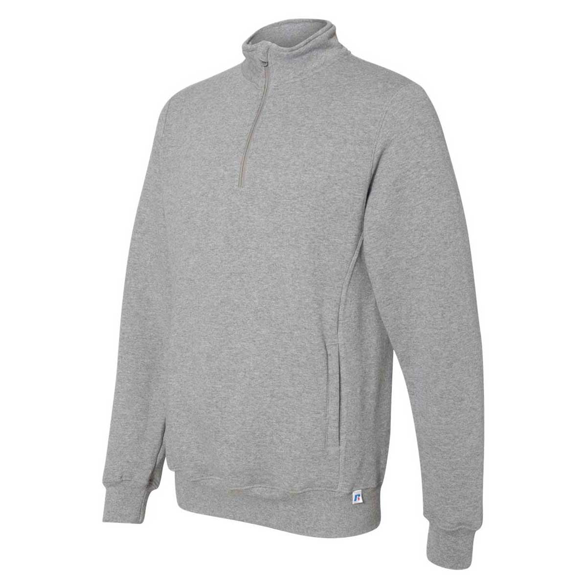 Russell Athletic Men's Stylish Dri Power Quarter - Zip Cadet Collar Sweatshirt