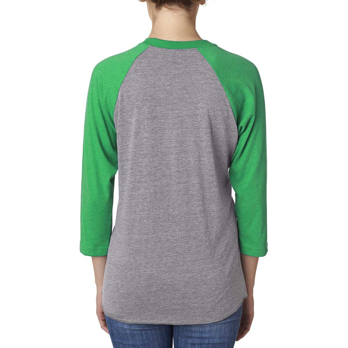 Next Level Unisex Envy Premium Heather Triblend 3/4-Sleeve Raglan Tee: Stand Out with Style!