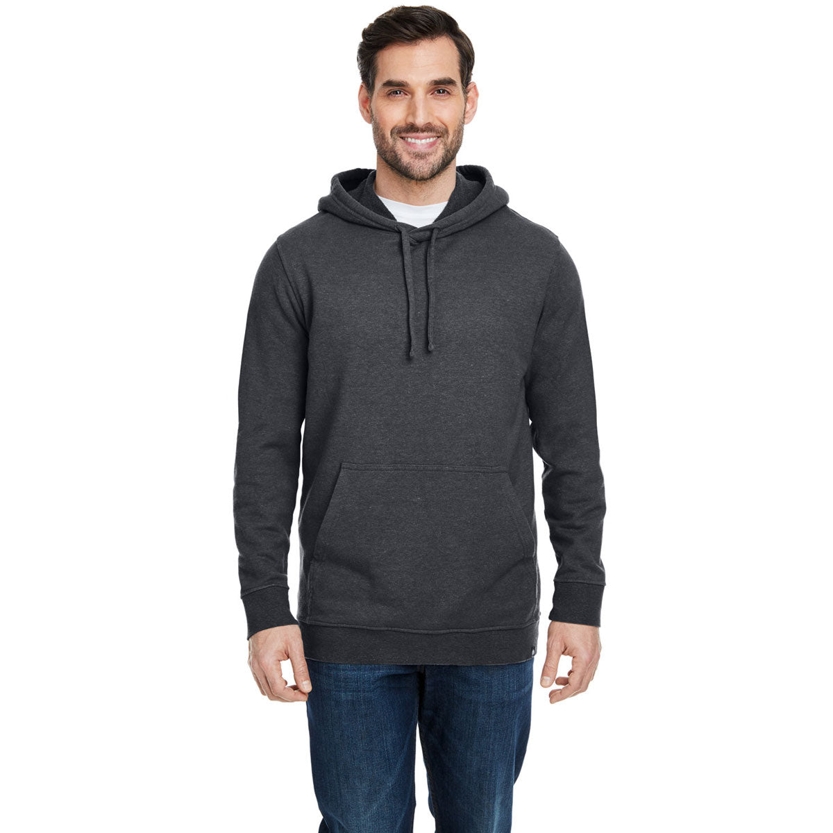 Econscious Men's Stylish Washed Black Hemp Hero Hoodie