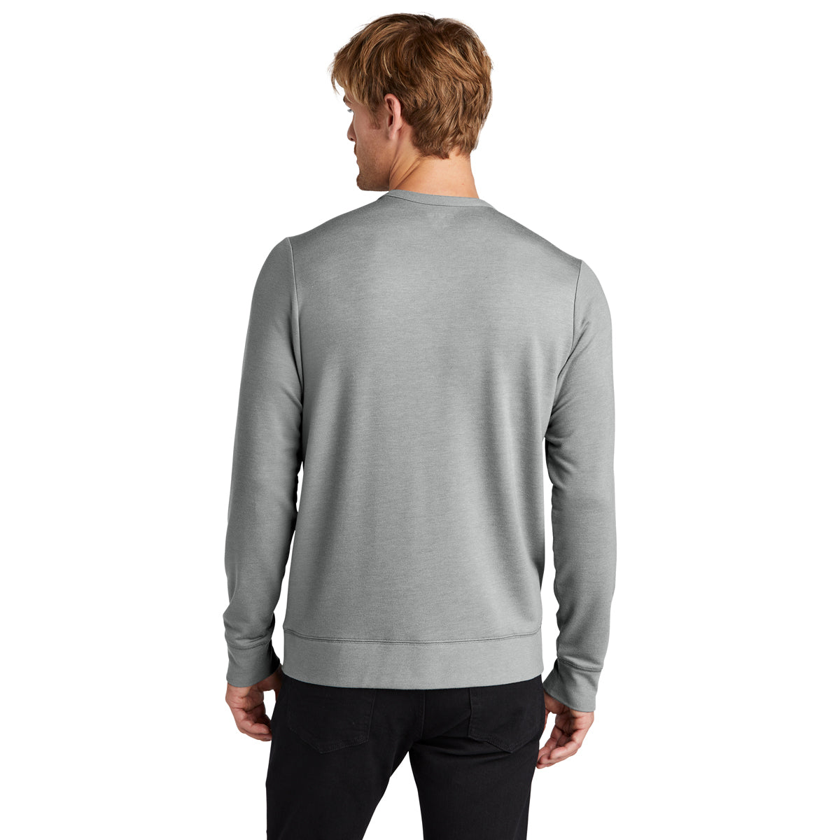 OGIO Men's Tarmac Grey Heather Luuma Flex Long Sleeve Crew - The Ultimate Promotional Tee