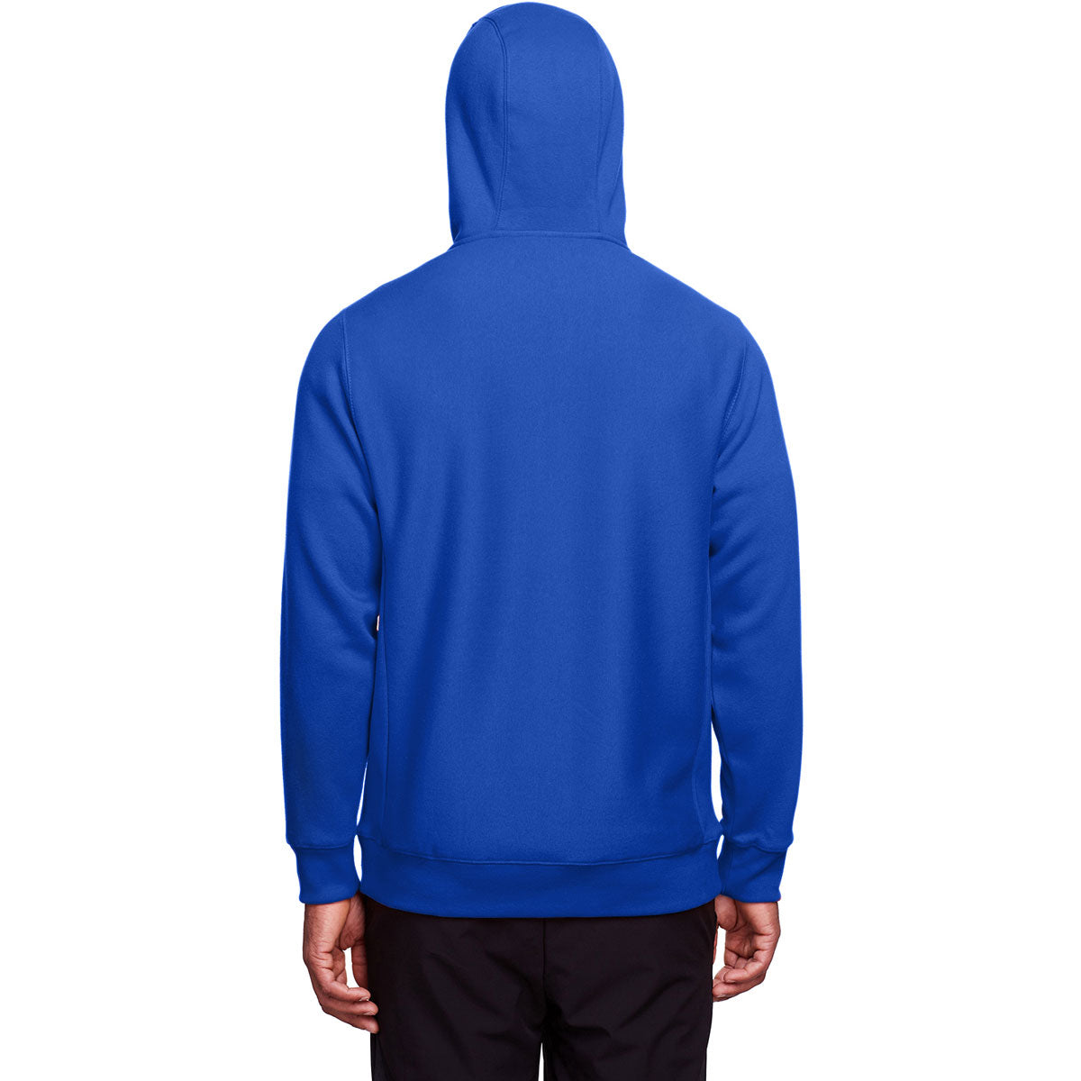 Team 365 Men's Royal Zone HydroSport Heavyweight Full-Zip Hoodie - Ideal for Big Games