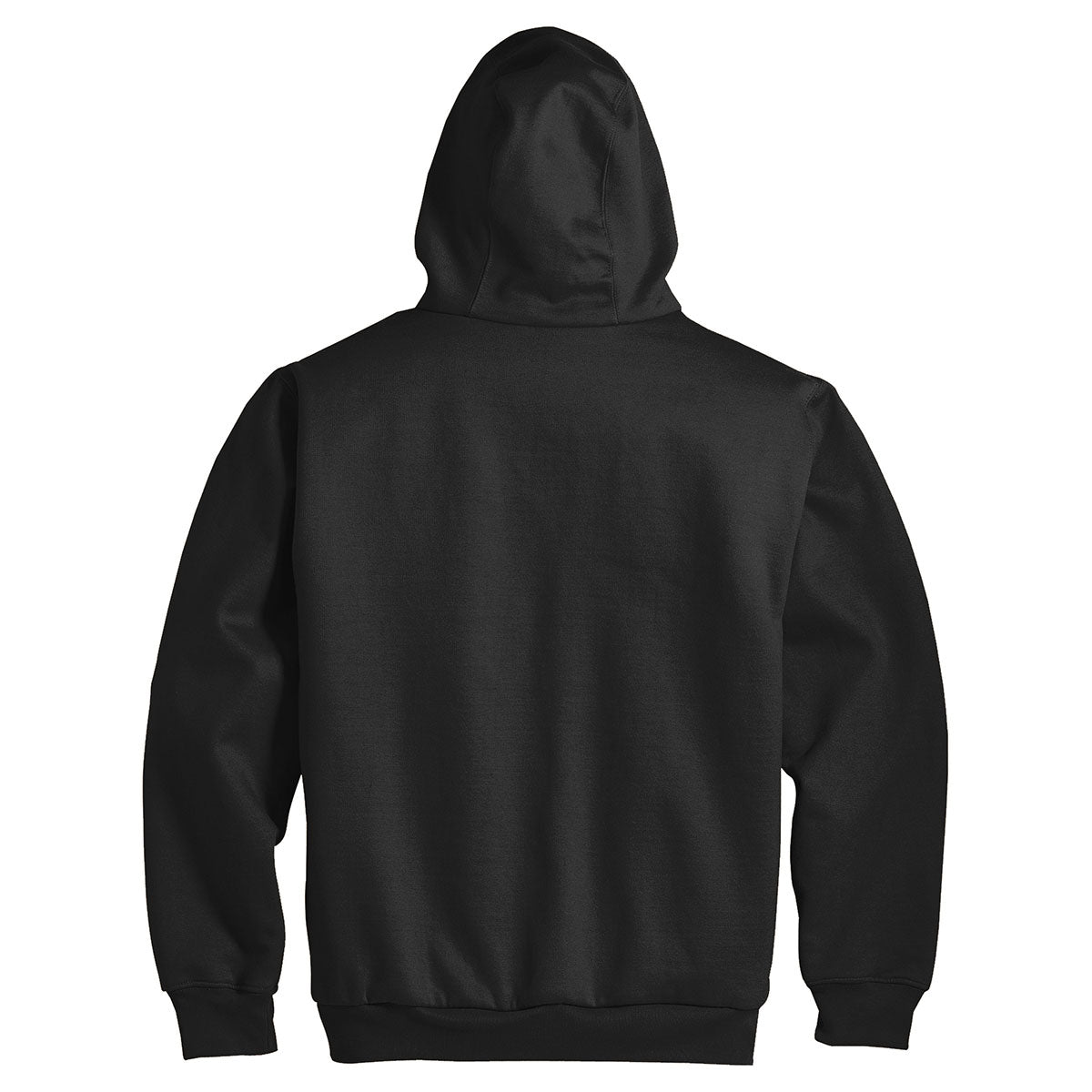 CornerStone Men's Ultimate Thermal Full-Zip Hooded Sweatshirt in Black