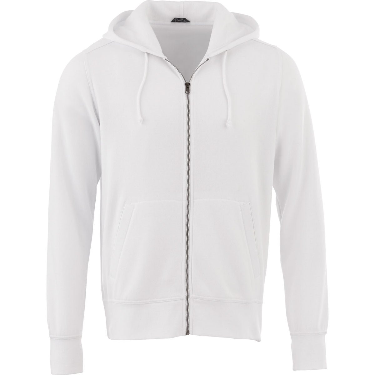 Elevate Men's White Cypress Fleece Zip Hoody - The Ultimate Winter Essential
