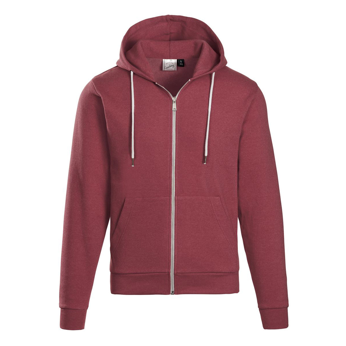 Landway Men's Mountain Red Classic Fleece Hoodie
