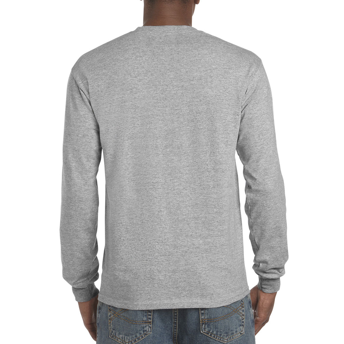Gildan Unisex RS Sport Grey Hammer 6 oz Long-Sleeve T-Shirt - Ideal for Custom Apparel