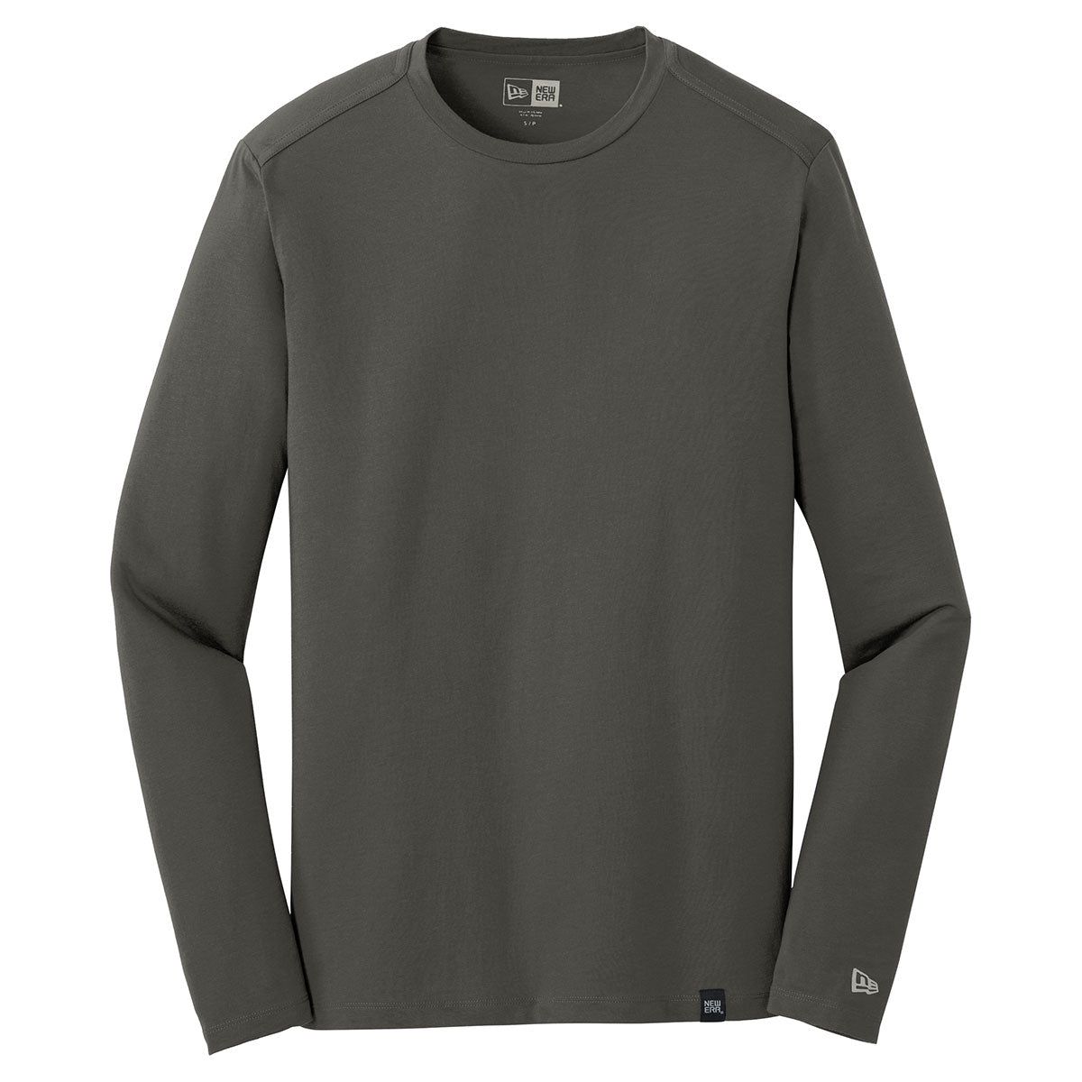 New Era Men's Graphite Heritage Blend Long Sleeve Crew Tee: A Stylish Corporate Essential
