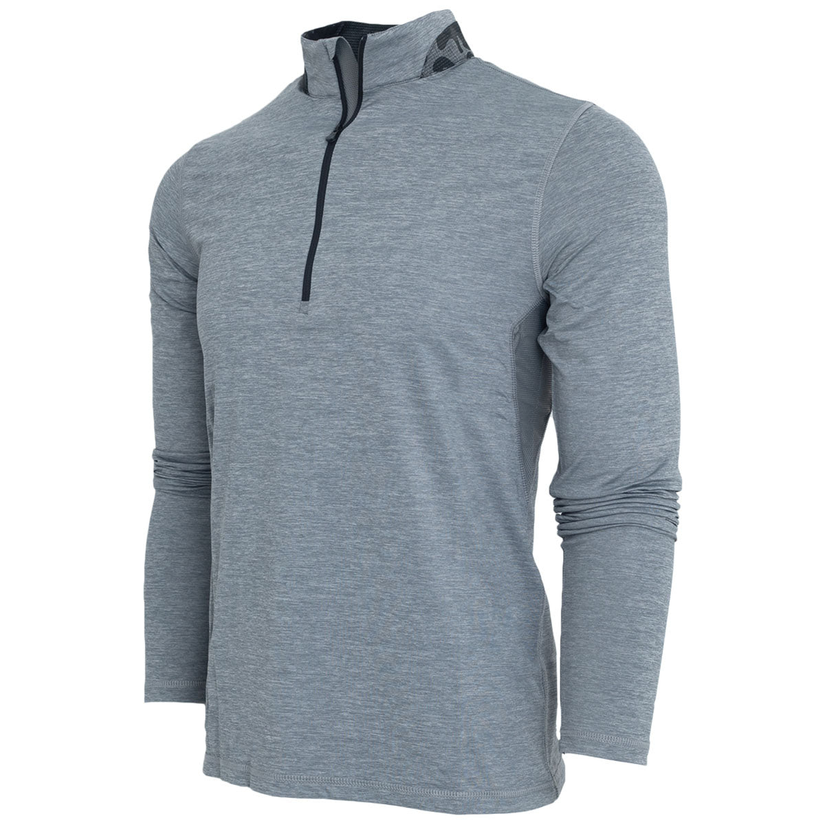 Greyson Men's Stunning Light Grey Heather Guide Sport Quarter Zip