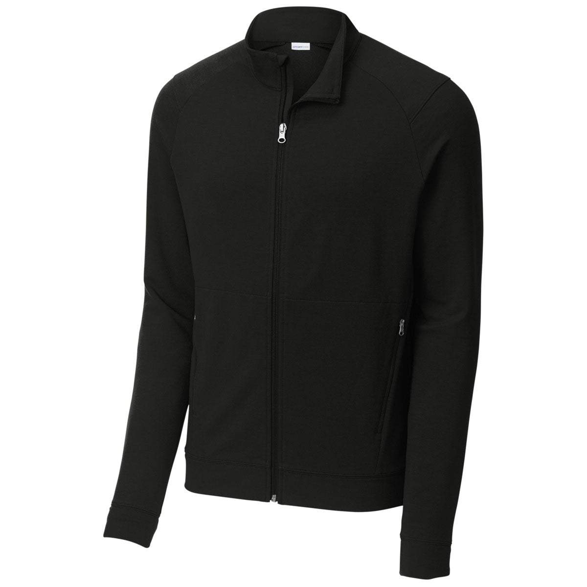 Sport-Tek Men's Black Sport-Wick Flex Fleece Full-Zip - The Ultimate Activewear!
