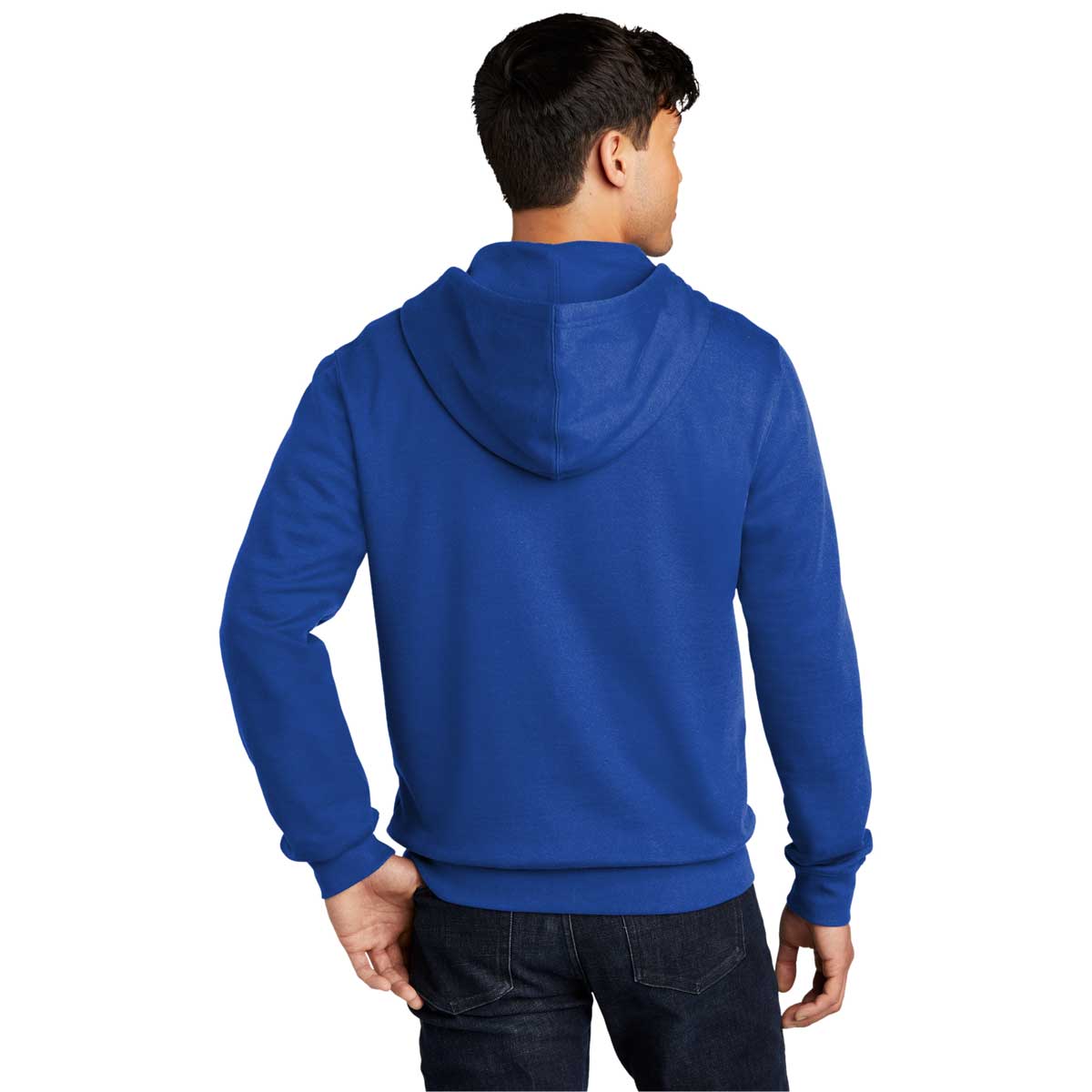 District Men's Deep Royal V.I.T. Fleece Full-Zip Hoodie - A Must-Have for Men